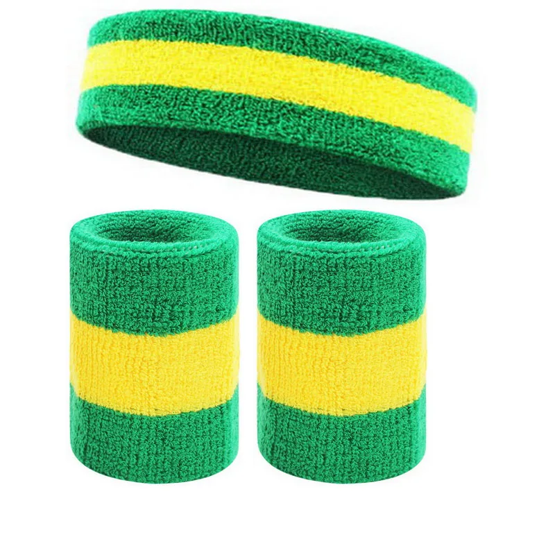 Tennis Wristbands Sport Headband For Men Women Towel Sweat Bands Basketball Yoga Gym Running Volleyball Wrist Wrap Sweatband