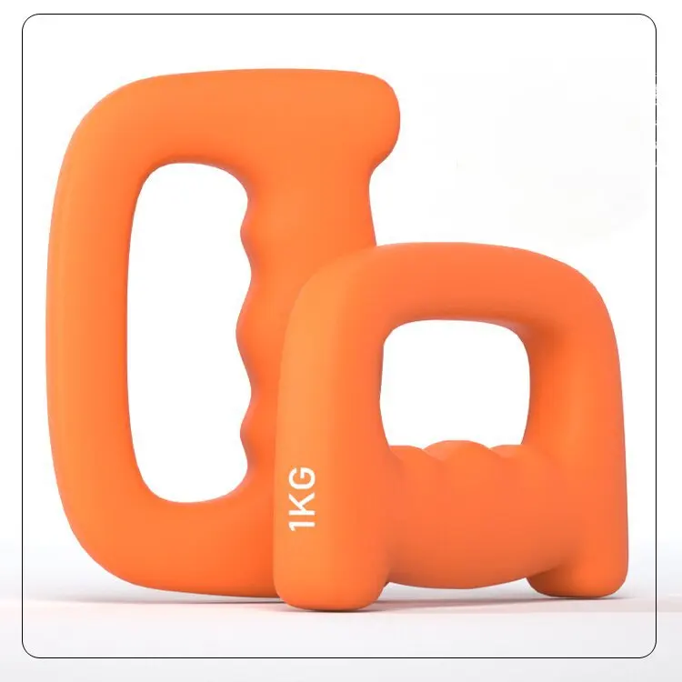 Ergonomic Hand Shaped Dumbbell Jogging Walking Cardio Dumbbells for Glute Bridge Butt Workout