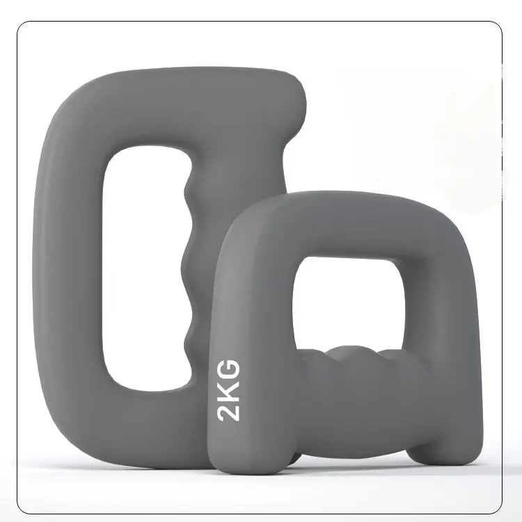 Ergonomic Hand Shaped Dumbbell Jogging Walking Cardio Dumbbells for Glute Bridge Butt Workout