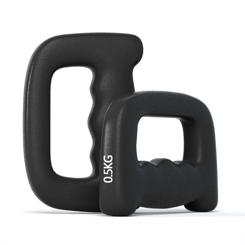 Ergonomic Hand Shaped Dumbbell Jogging Walking Cardio Dumbbells for Glute Bridge Butt Workout