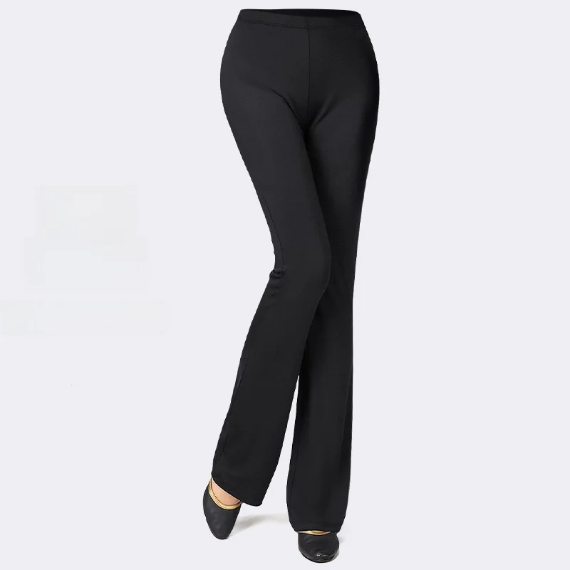 Qui Dry Dance Pants Women's High Waist Long Trousers Skirt Sports Fitn Square Dance orm Breathable Comfortable Fabric