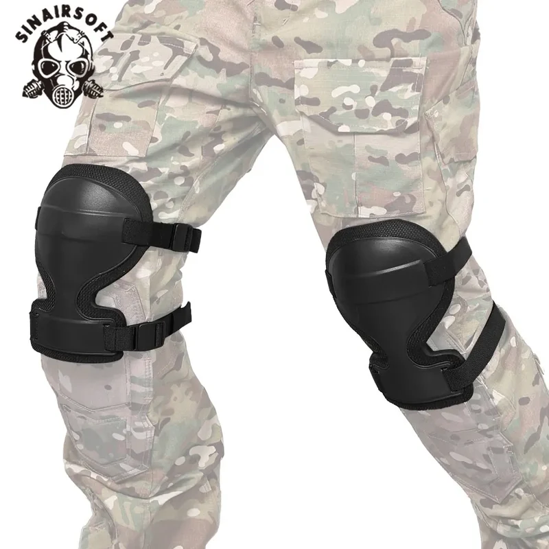 Tactical Airsoft ARC Combat Protective Knee Caps Army Durable Knee Pads