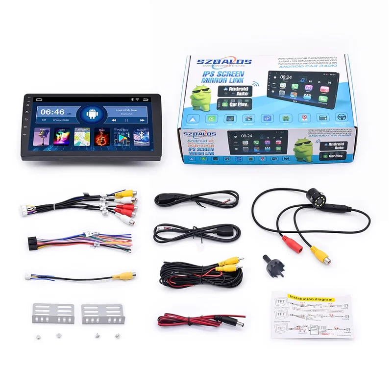 Vehicles Accessories 7/9/10 Inch Android Car Screen Multimedia Audio System Player Touch Screen Carplay Car Radio