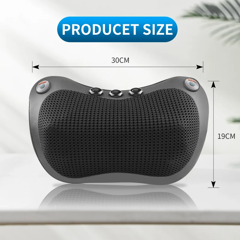 Head Neck Shoulder Back Massage Pillows Kneading Infrared therapy shiatsu relaxation pillow massager