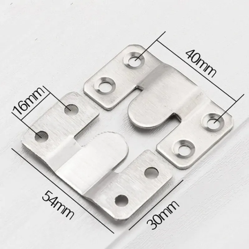10PCS Universal Mounting Hooks Heavy Duty Wall Hanger Bracket for Pictures Frames Furniture Home Decor Storage