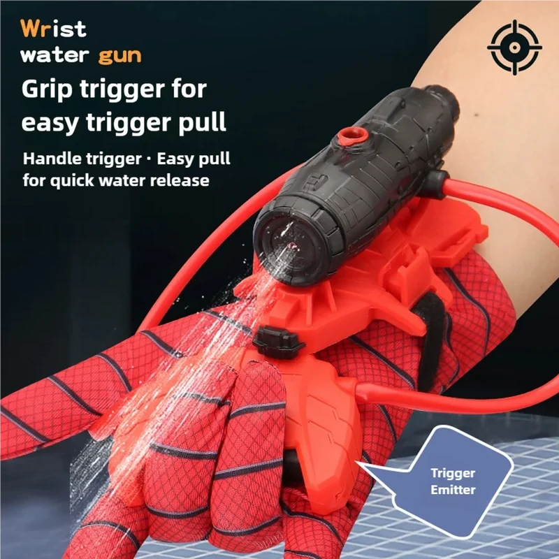 1 Piece Water Gun Summer Water Toy Spider Water Gun Spider Launcher Water Fight Children's Outdoor Water Toy, Suitable for Boys and Girls, Suitable for Various Holiday Gifts