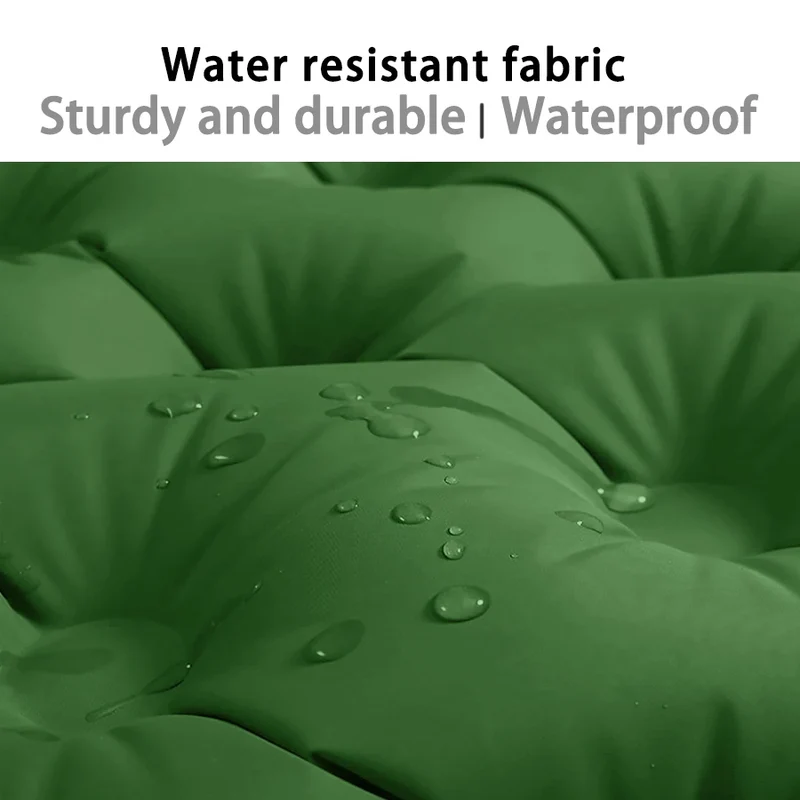 Outdoor Camping Sleeping Pad Folding Sleep Mat Beach Inflat Mattress with Pillows Ultralight Air Mat Travel Hiking New