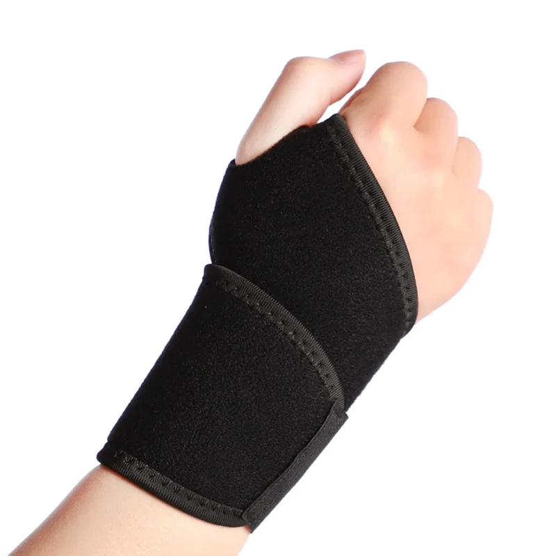 GOBYGO 1Pcs Wrist Support Sport Fitness Wristband Training Safety Hand Bands Sprain Gym Wrist Thumb Support Straps Wraps Bandage