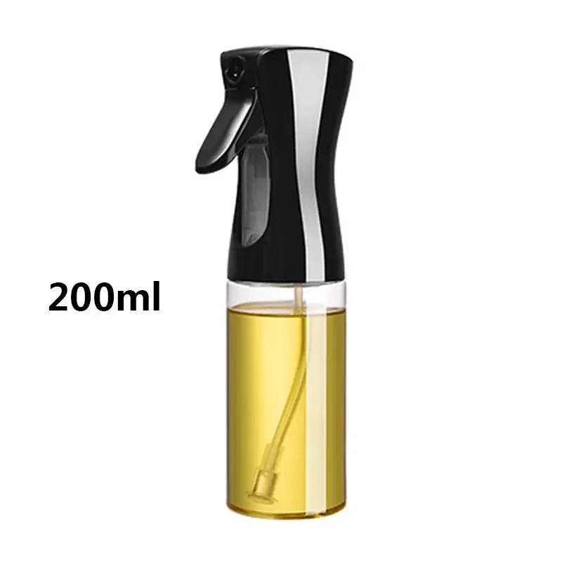 200/300/500mlOil Spray Plastic Household Kitchen Oil Spray Bottle Or Oil Brush Nebulizing Mist Filling Cooking Dual Use BBQ
