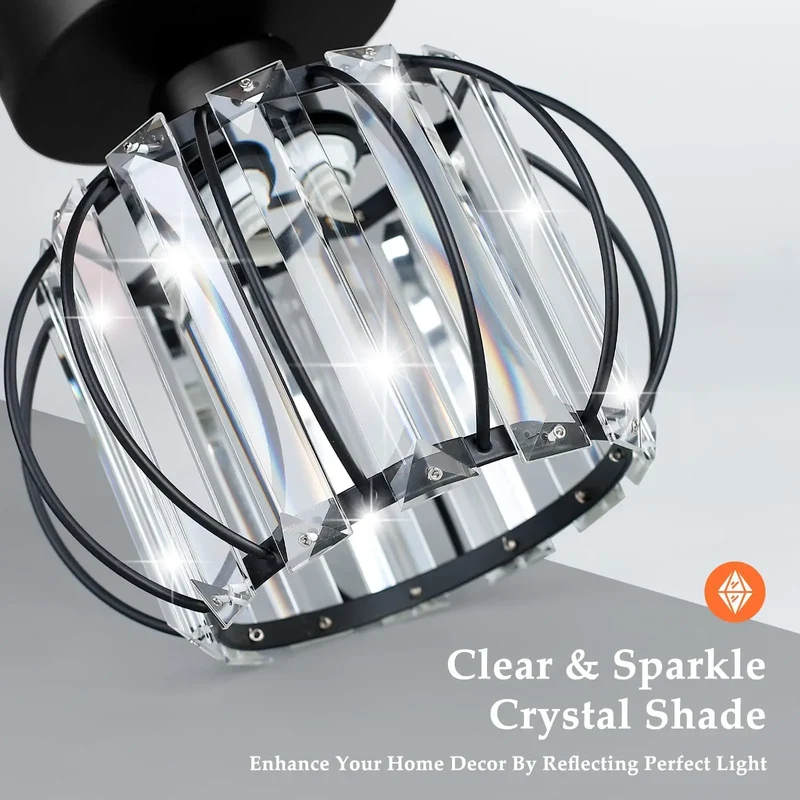 Nordic Modern K9 Crystal Ceiling Lights Indoor Ceiling Lamp Hallway Stairs Bedroom Lustre Dining Room Fixtures Home Decor