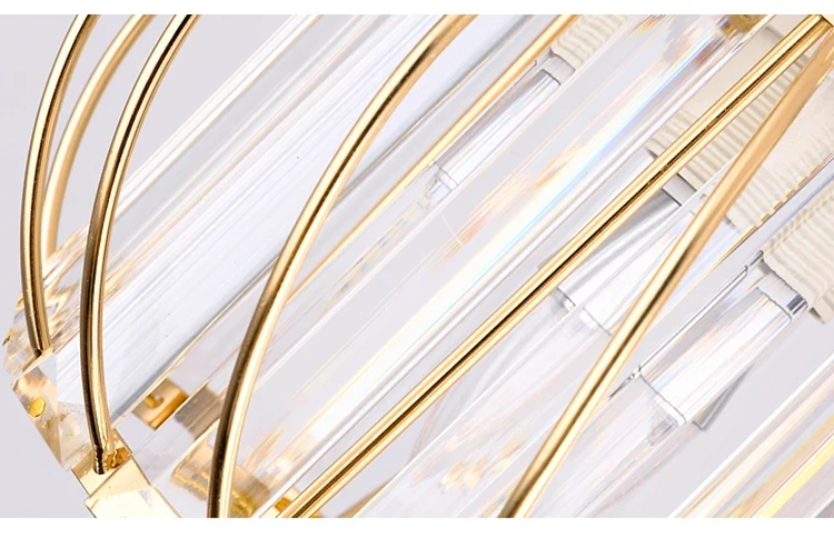 Nordic Modern K9 Crystal Ceiling Lights Indoor Ceiling Lamp Hallway Stairs Bedroom Lustre Dining Room Fixtures Home Decor