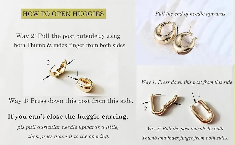 Geometric Gold Plated Stud Earrings For Women Elegant Thick Knot Trendy Hypoallergenic Earring Fashion Jewelry Gift