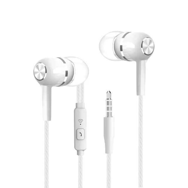 2024 New 3.5mm Wired In-earSuper Bass Crack Colorful Headset Earbud with Microphone Hands Free Sport Earphone For Android iPhone