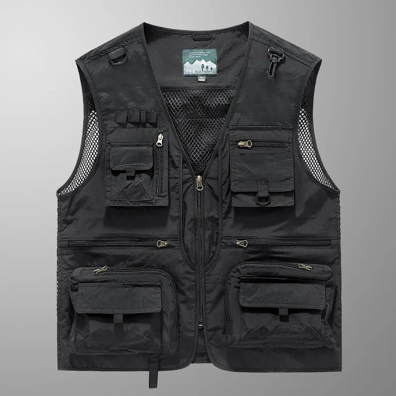 2024 New Spring, Autumn, and Summer Versatile Items in Stock, Fashionable and Trendy Wearing Vests, Men's Wear, Shopping an
