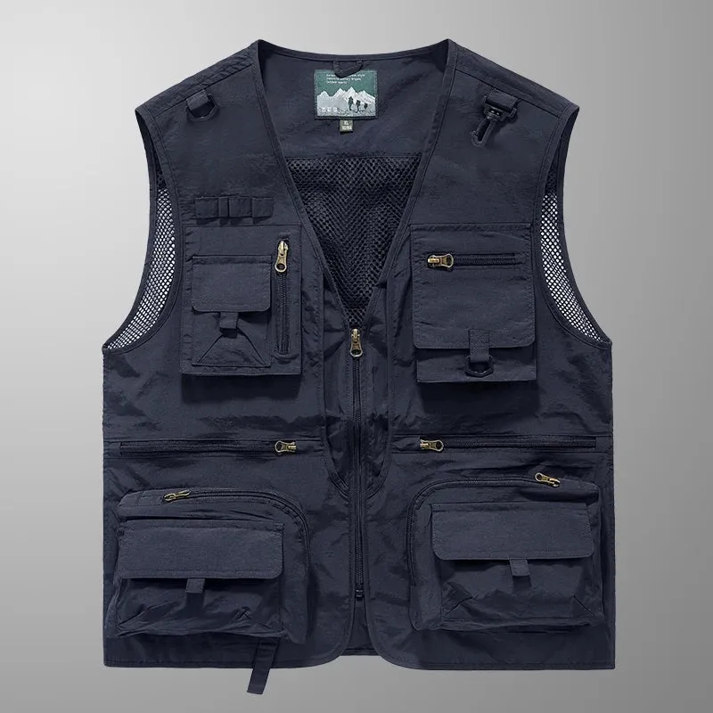 2024 New Spring, Autumn, and Summer Versatile Items in Stock, Fashionable and Trendy Wearing Vests, Men's Wear, Shopping an