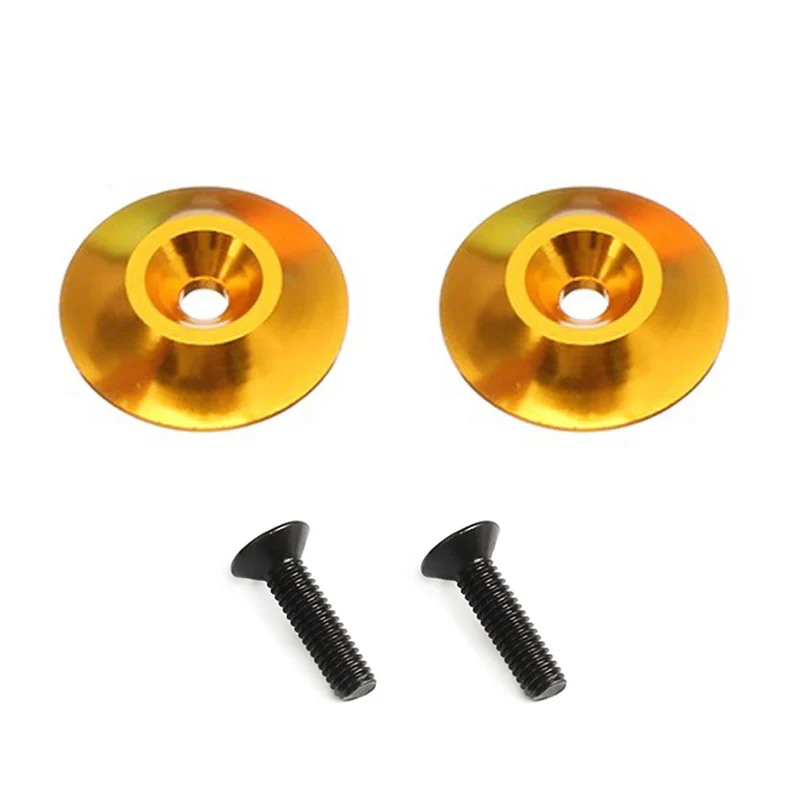 New Aluminum Tail Wing Gasket M3 Countersunk Screws Washers for 1/8 1/10 Scale Off Road Buggy Monster Truck Crawler RC Dift Cars