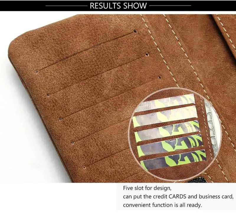 2023 New Fashion Women Wallets Drawstring Nubuck Leather Zipper Long Design Purse Two Fold More Color Clutch Hot Card Pack
