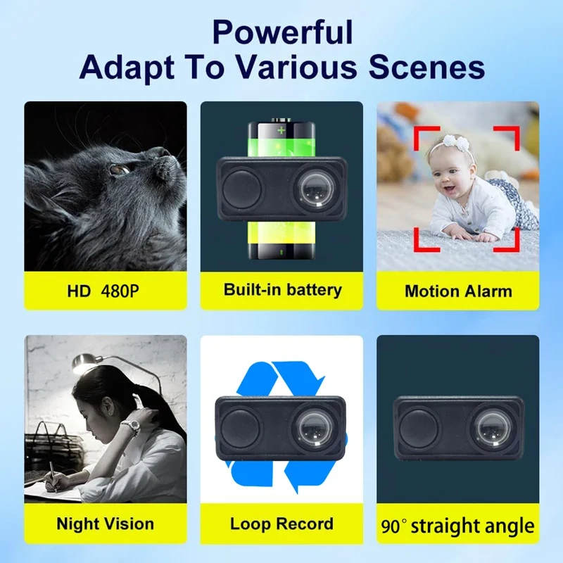 4K Security Camera WiFi Wireless Monitor Remote Motion Detecting Camcorders Security Protection Indoor Surveillance 2026 NEW