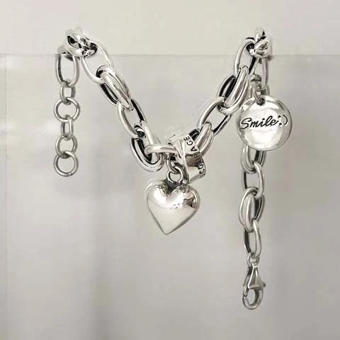 Six-pointed Star Old 925 Sterling Silver Bracelet Women's Autumn and Winter 2025 New Ins Niche Design Cold Style Couple Bracelet