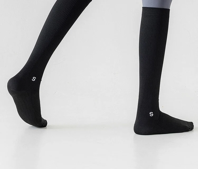 Compression socks sports compression calf socks professional rope skipping running women's socks summer fitness stockings non-slip yoga socks