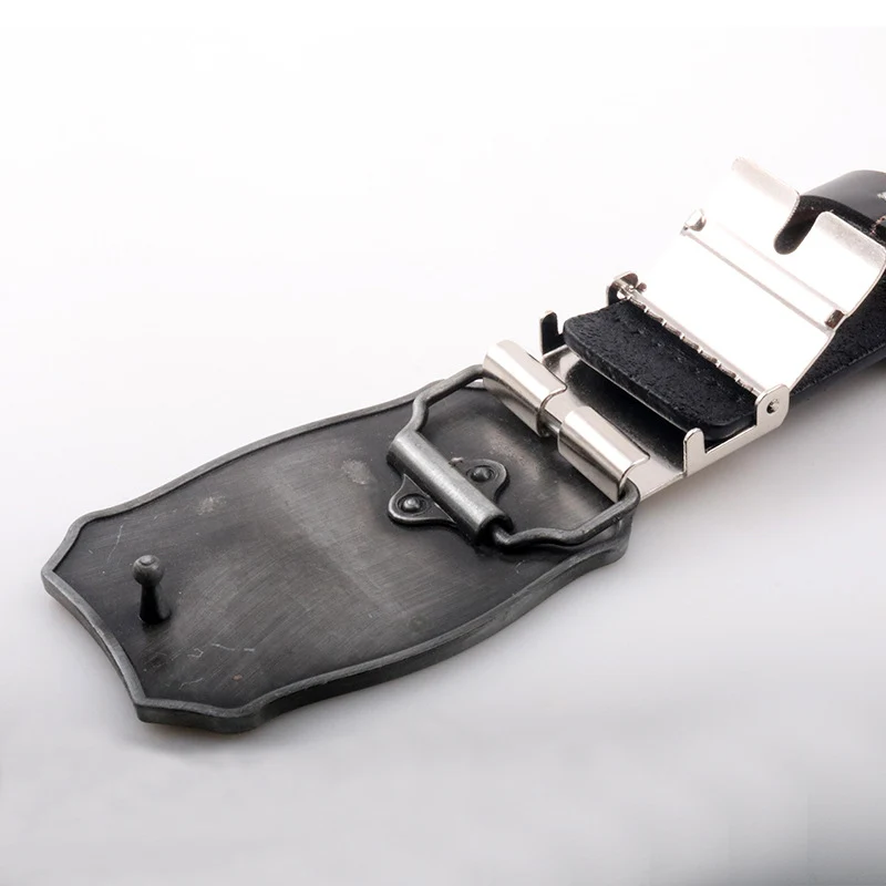Belt head connection iron clip plate buckle multi-purpose clip pin buckle belt accessories 40mm smooth buckle belt linker