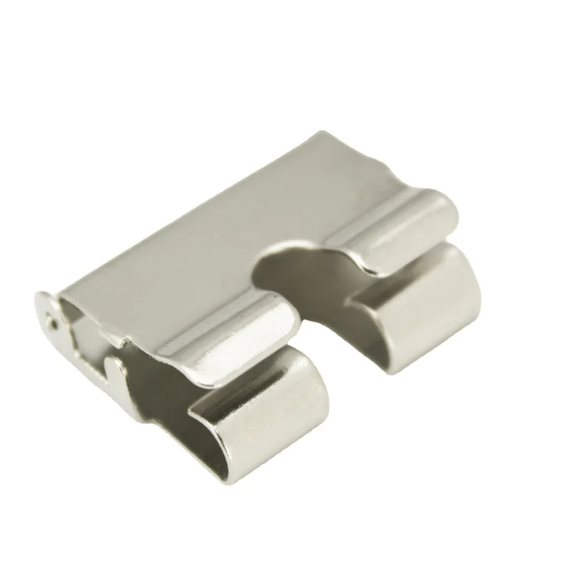 Belt head connection iron clip plate buckle multi-purpose clip pin buckle belt accessories 40mm smooth buckle belt linker