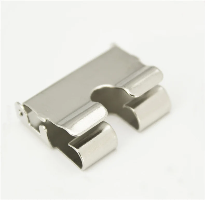 Belt head connection iron clip plate buckle multi-purpose clip pin buckle belt accessories 40mm smooth buckle belt linker