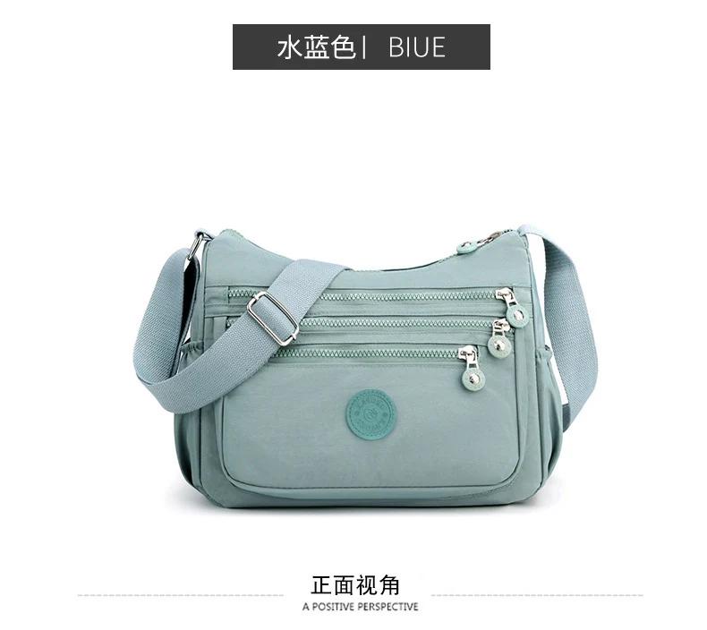 Nylon Cloth Multi-Layer Shoulder Bag Lightweight Simple Casual Crossbody Bag 2025 New Large Capacity Mother's Money Bag