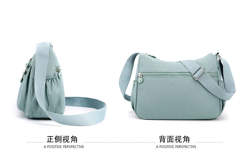 Nylon Cloth Multi-Layer Shoulder Bag Lightweight Simple Casual Crossbody Bag 2025 New Large Capacity Mother's Money Bag