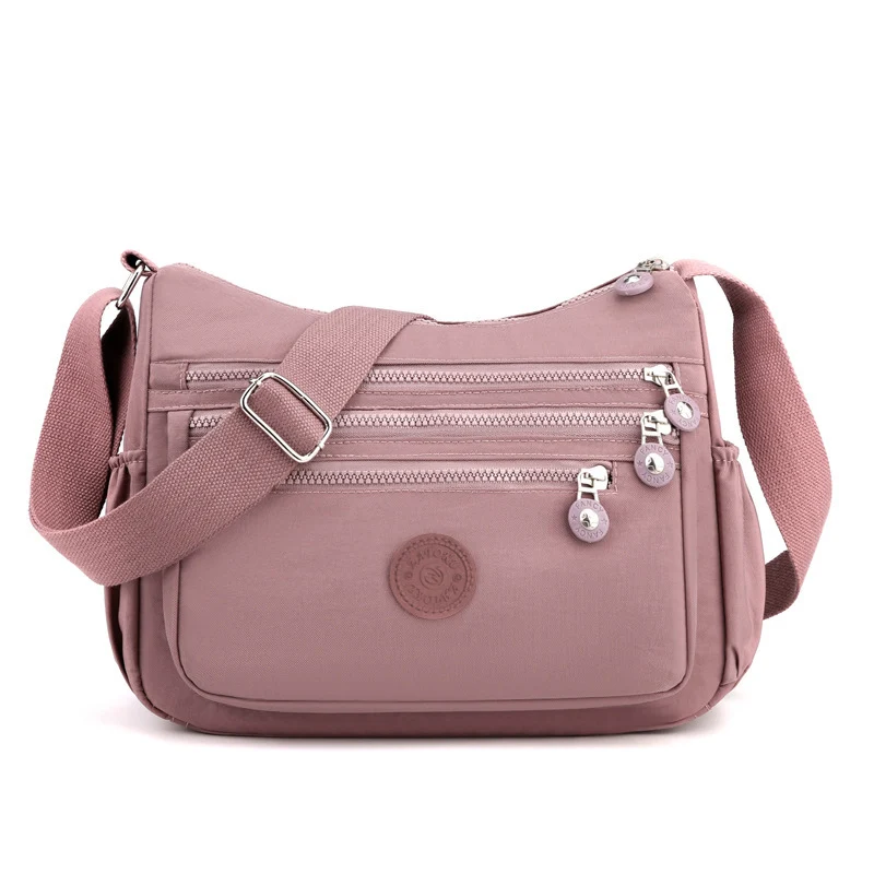 Nylon Cloth Multi-Layer Shoulder Bag Lightweight Simple Casual Crossbody Bag 2025 New Large Capacity Mother's Money Bag