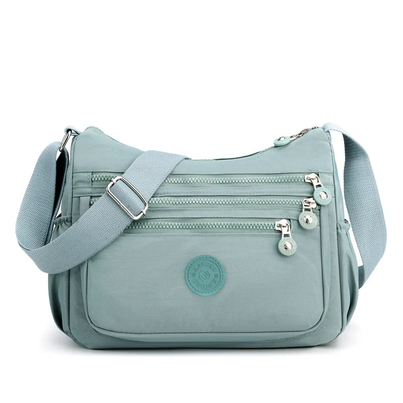 Nylon Cloth Multi-Layer Shoulder Bag Lightweight Simple Casual Crossbody Bag 2025 New Large Capacity Mother's Money Bag