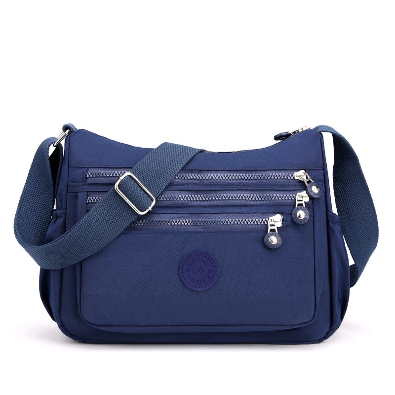 Nylon Cloth Multi-Layer Shoulder Bag Lightweight Simple Casual Crossbody Bag 2025 New Large Capacity Mother's Money Bag