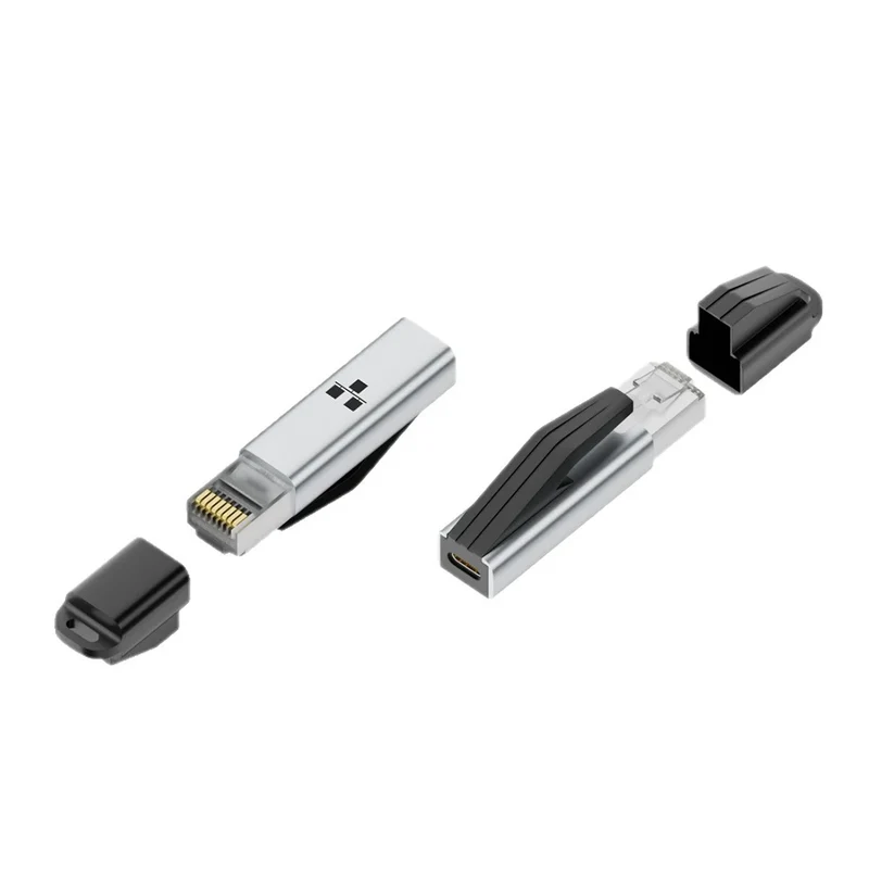 Kebidumei 1000Mbps USB C to Ethernet Adapter Gigabit USB C Female to RJ45 Male Network Converter for MacBook Pro iPhone 16 iPad