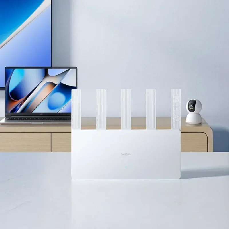 Xiaomi BE5000 Router Wi-Fi 7 Dual-Band Mesh System 2.4/5GHz with 2.5G Port IPTV Support OFDMA Signal Boost for Home or Gaming