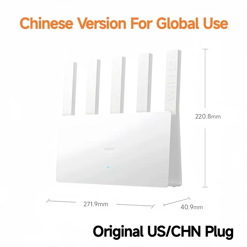 Xiaomi BE5000 Router Wi-Fi 7 Dual-Band Mesh System 2.4/5GHz with 2.5G Port IPTV Support OFDMA Signal Boost for Home or Gaming