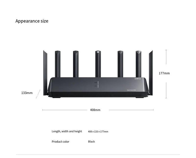 Xiaomi Wireless Wifi 7 Router BE7000 Signal Booster Repeater Extend Gigabit Amplifier 160MHz 1GB Memory Tri-band Mesh Mi Route