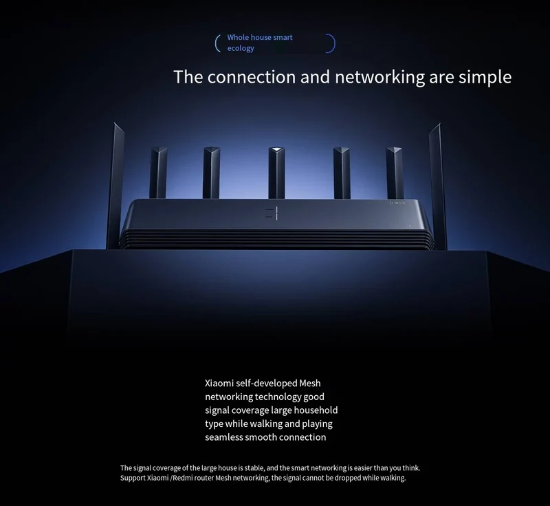 Xiaomi Wireless Wifi 7 Router BE7000 Signal Booster Repeater Extend Gigabit Amplifier 160MHz 1GB Memory Tri-band Mesh Mi Route
