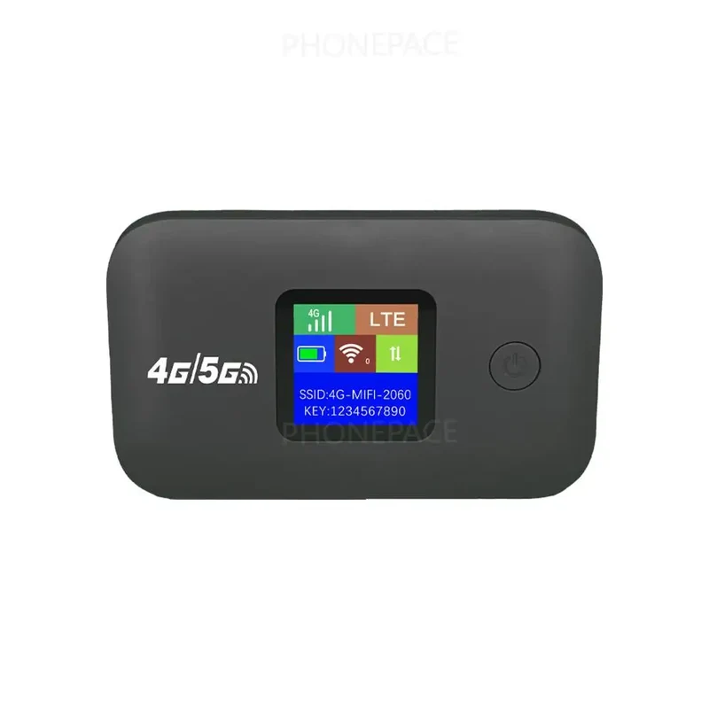 Portable 4G 5G Network Sharing Equipment 300Mbps With Sim Card Slot LED Display Support Up To 10 Devices For Outdoor RV Travel U