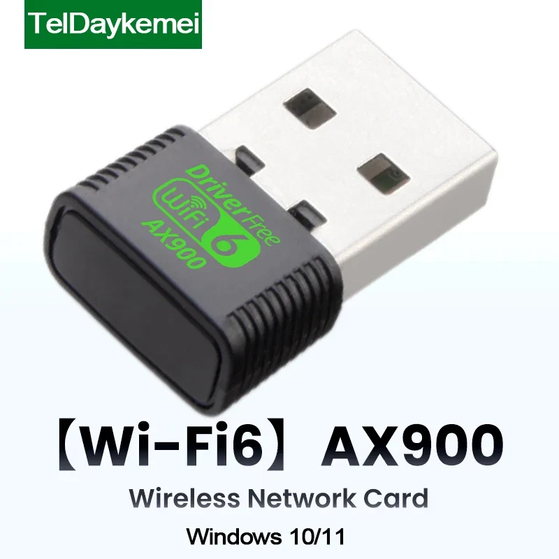 AX900 USB WiFi 6 Adapter Dongle Dual Band 2.4G/5GHz USB WiFi Network Wireless Receiver Driver Free Windows 10/11