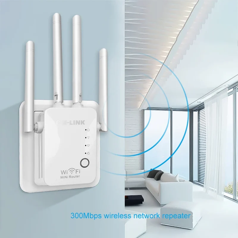 1200Mbps Wireless WiFi Repeater 5Ghz Router WiFi Extender Amplifier 2.4G/5GHz Wi-Fi Signal Booster Long Range Network Receiver