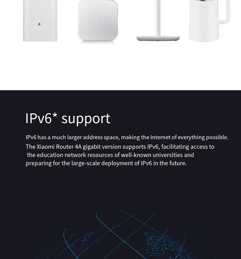 Xiaomi Router 4A Gigabit Edition 1000M 100M 5GHz 2.4GHz WiFi ROM 16MB DDR3 64MB 128MB High Gain 4 Antennas Remote Mi APP Control