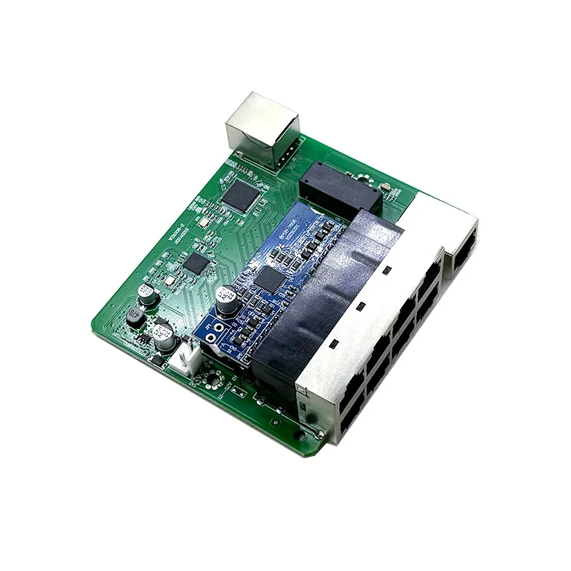 Standard protocol 802.3AF/AT 48V POE OUT/48V poe switch 100 mbps 8port POE with 2port uplink/NVR industrial switch