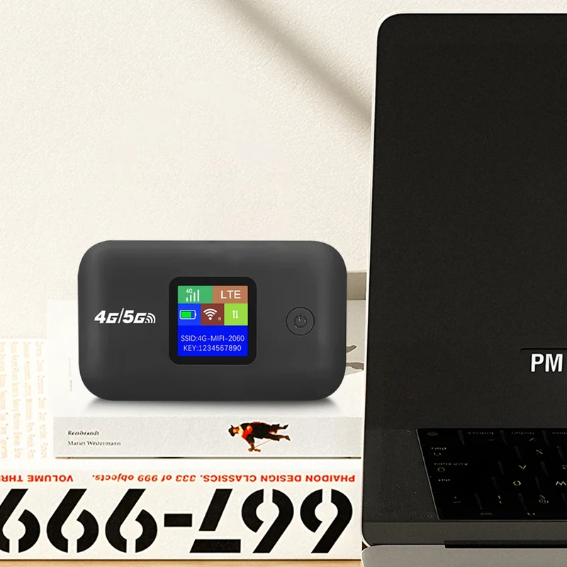 4G/5G Mobile WIFI Router 150Mbps 4G LTE Wireless Router 3500mA Portable Pocket MiFi Modem with Sim Card Slot Mobile WiFi Hotspot