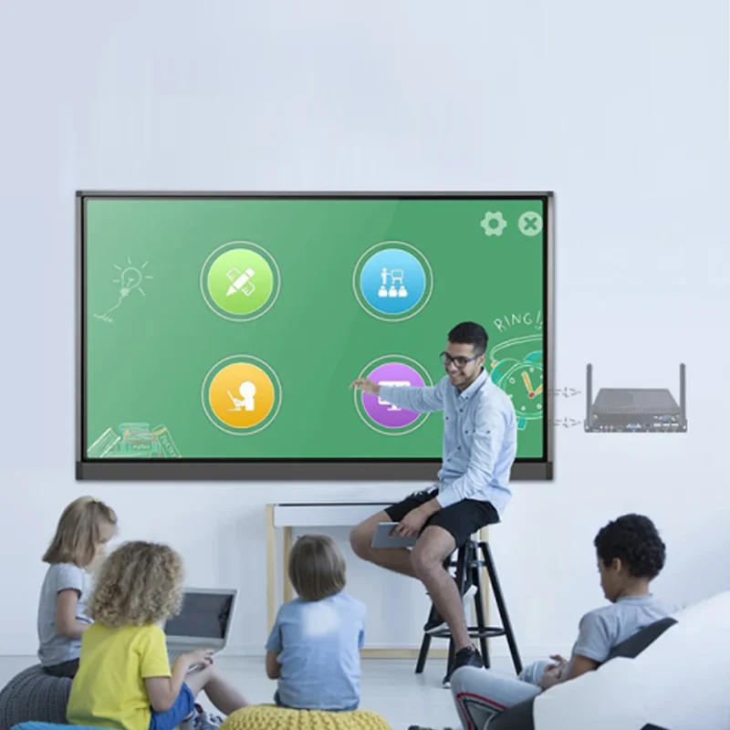 TexHoo OPS Mini PC Computer Intel Core i5 12450H Processor Windows 11 DDR4 SSD For Conference Teaching Screen Built-in Host 42mm