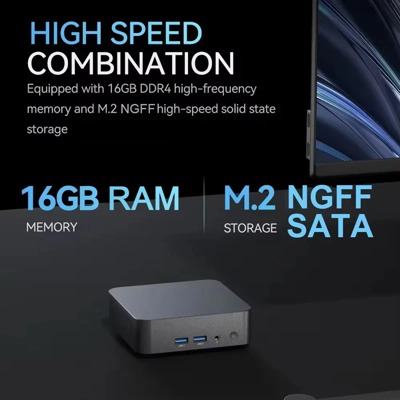2026 Windows11 Pro Mini PC Protable Gaming i9 10980HK N150 16/32GB RAM WIFI6 BT5.2 4K 1/2TB SSD 1000Mbps Mini Gamer Computer PC