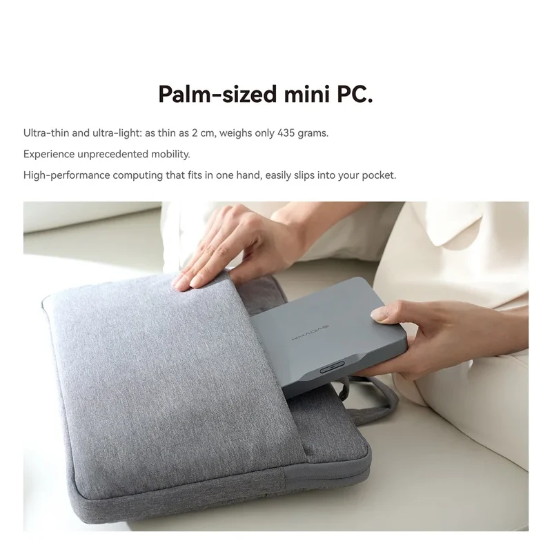Khadas Mind Pro/2/2s AI Mini PC, Micro Desktop Computer with Intel Core Ultra 7 155H, up 64GB+2TB, Windows 11 Home, 8K Display