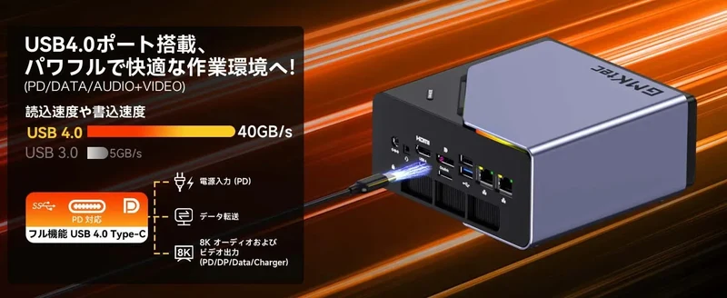 GMKtec K12 Mini PC AMD Ryzen 7 H 255 Windows 11 Pro DDR5 5600Mhz PCie3.0 NVMe SSD Wifi6E BT5.2 Quad Screen Display Oculink