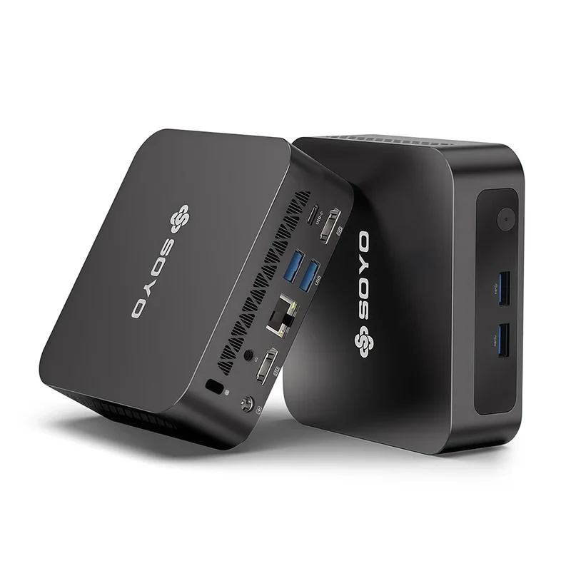 SOYO Mini PC Y5 Intel i3 4th Gen4030U 8GB RAM 128GB ROM Windows 10 WiFi BT4.2 Desktop Computer Multi-screen output