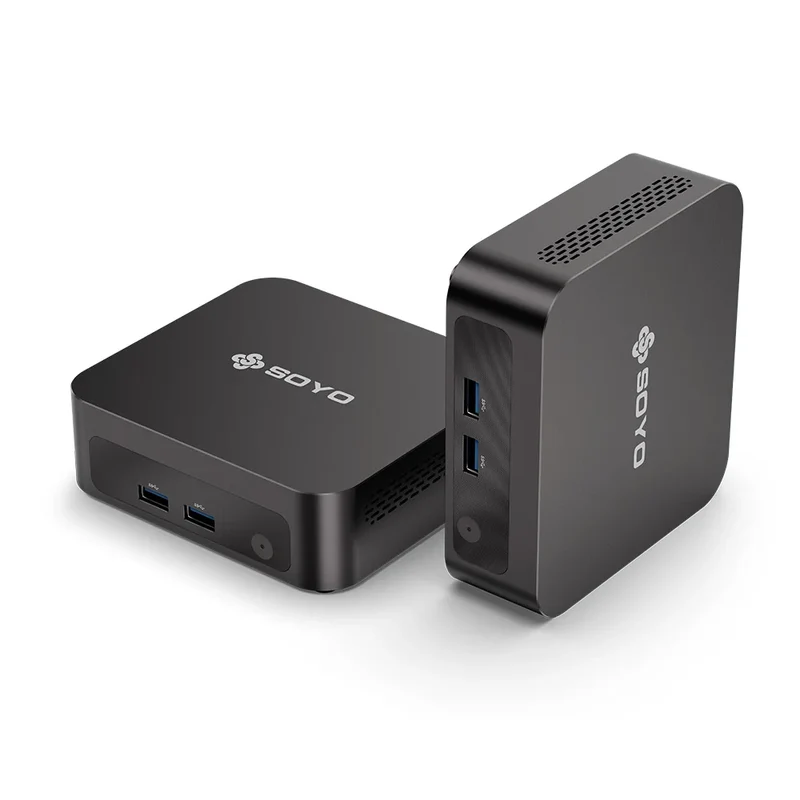 SOYO Mini PC Y5 Intel i3 4th Gen4030U 8GB RAM 128GB ROM Windows 10 WiFi BT4.2 Desktop Computer Multi-screen output