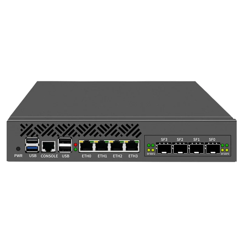 Topton 1U Rack Mini PC 2x10G SFP+ 4x i226-V 2.5G Intel i3-N305 N150 DDR5 mSATA Network Router Server Firewall Appliance AES-NI